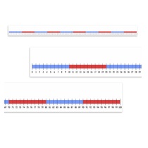 Нумирошка. Числовая прямая 0-100 по методике Нумикон - «globural.ru» - Богородск